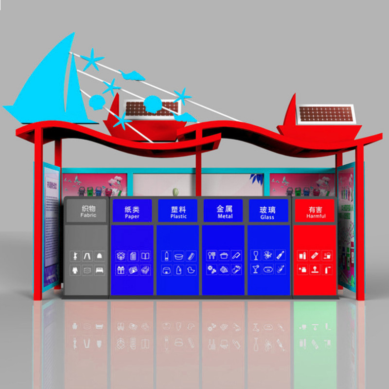  垃圾分類亭設(shè)計亮點配圖一
